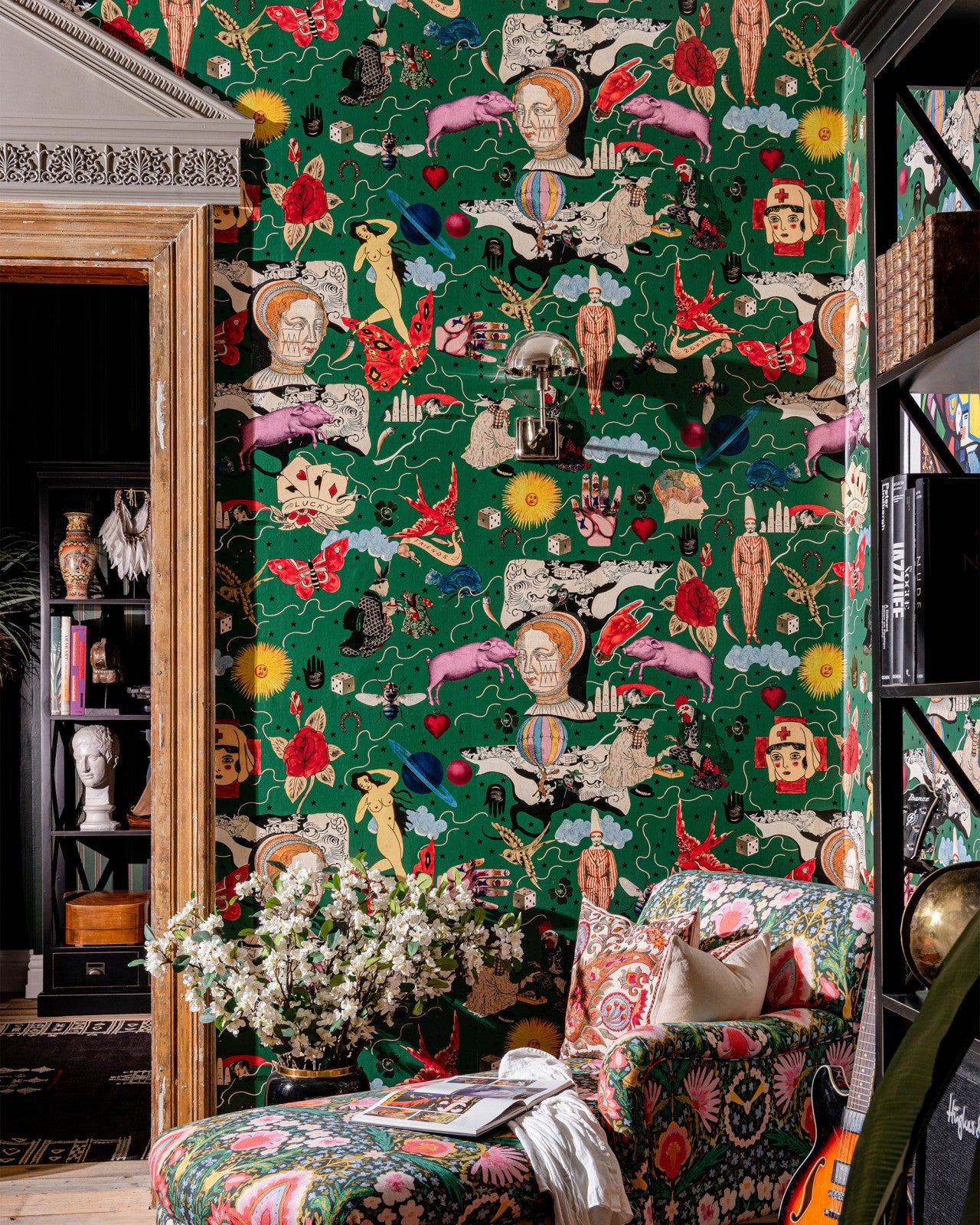 mind the gap - illusionary daytime green wallpaper - wp20618