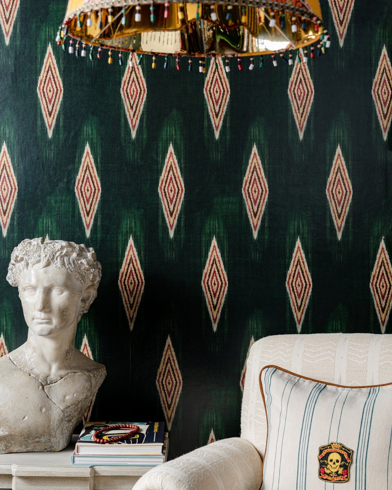 mind the gap - maiysha botanical green wallpaper - wp30086