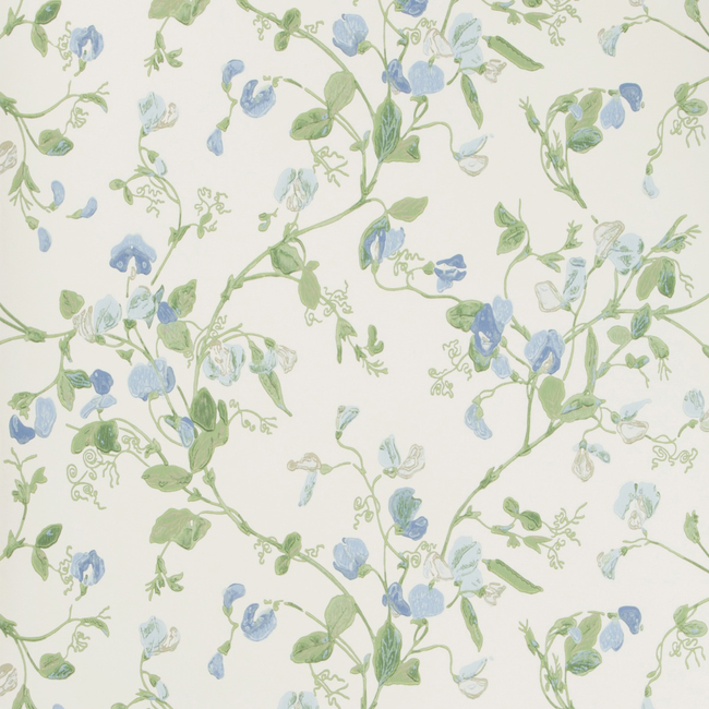 cole & son - sweet pea - blue - 100/6031.cs.0