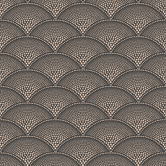 cole & son - feather fan - charcoal/bronze - 112/10033.cs.0