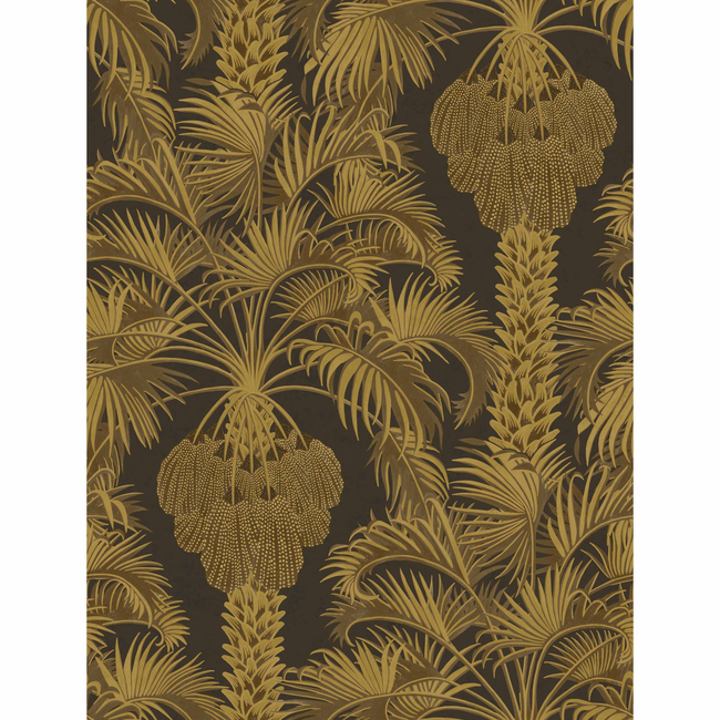 cole & son - hollywood palm - charcoal & gold - 113/1001.cs.0