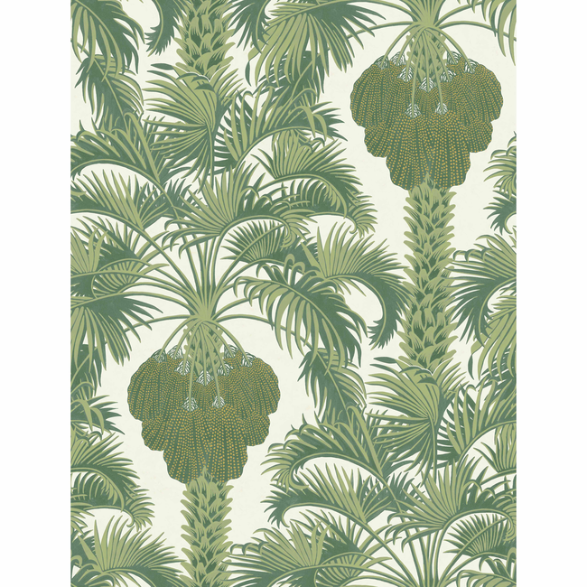 cole & son - hollywood palm - leaf green - 113/1004.cs.0