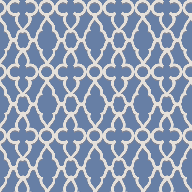 cole & son - treillage - white/hyacinth - 116/6021.cs.0