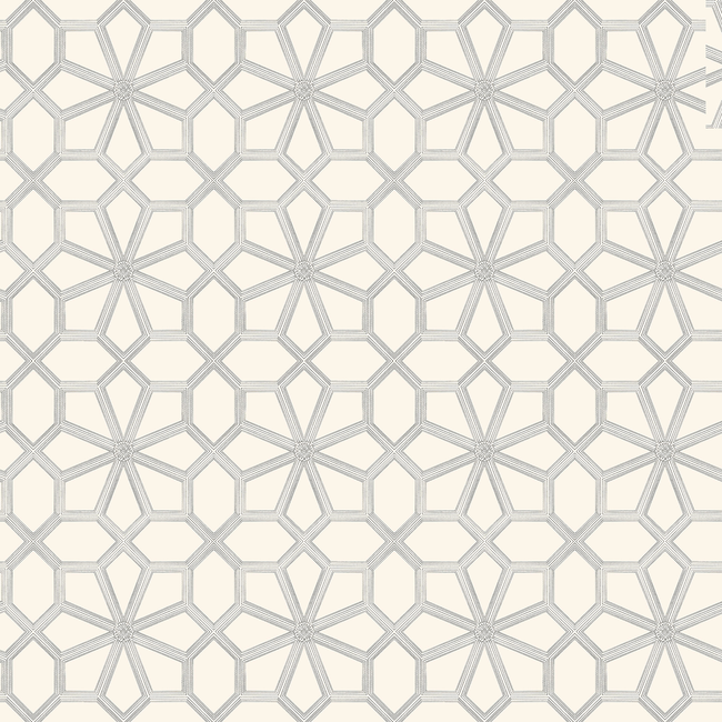 cole & son - wolsey stars - soot on snow - 118/16036.cs.0