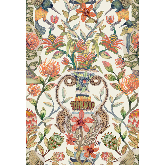 cole & son - protea garden - ogrn&tngrn/wht - 119/10043.cs.0