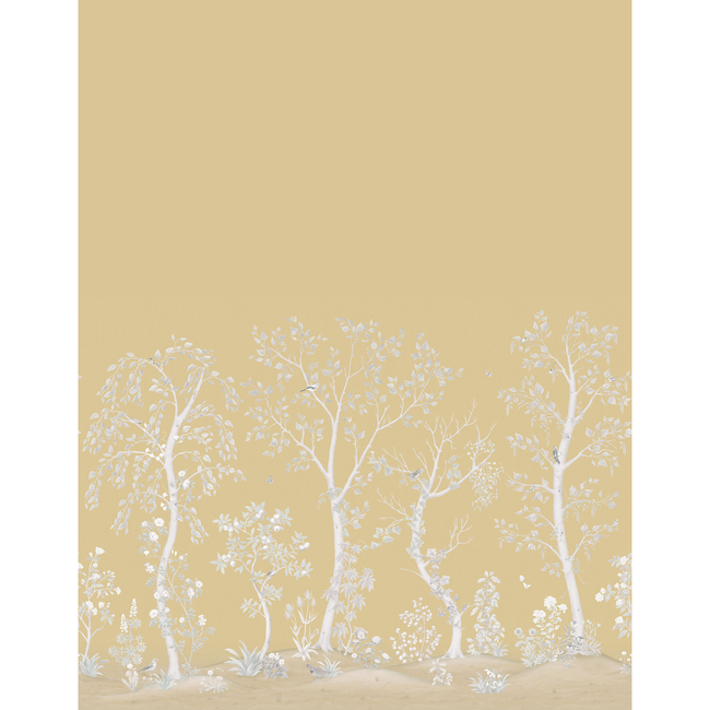 cole & son - seasonal woods - gold pearl - 120/6024m.cs.0