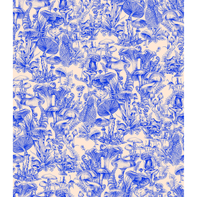 cole & son - fungi forest - navy - 122/1002.cs.0