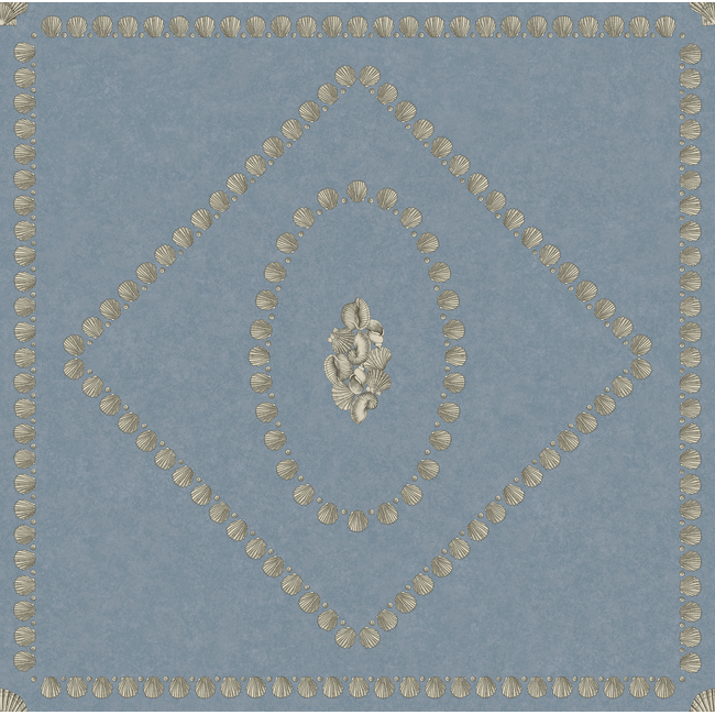 cole & son - conchiglie - denim - 123/5022.cs.0