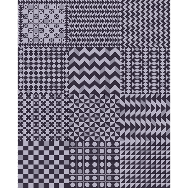 cole & son - geometrico - magenta & ink - 123/7033.cs.0