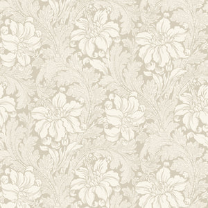 schumacher - acanthus garden - stone - 2011 - wallpaper