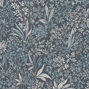 schumacher - nocturne - indigo - 2025 - wallpaper