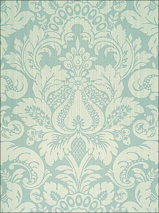 scalamandre sc0009wp88213 daphne swedish blue wallpaper