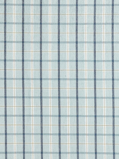 scalamandre bristol plaid mineral fabric - scala 27121-002