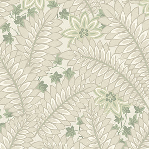 schumacher - hidden ivy - parchment - 2252 - wallpaper