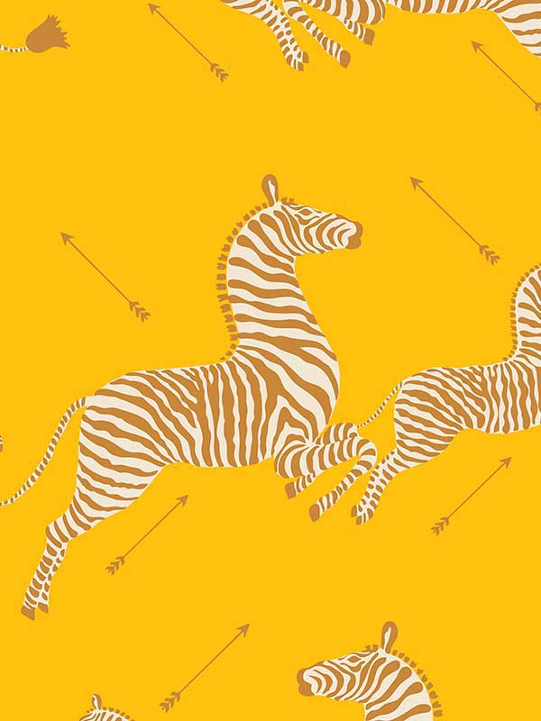 scalamandre sc0002wp81388mv zebras vinyl zanzibar gold wallpaper