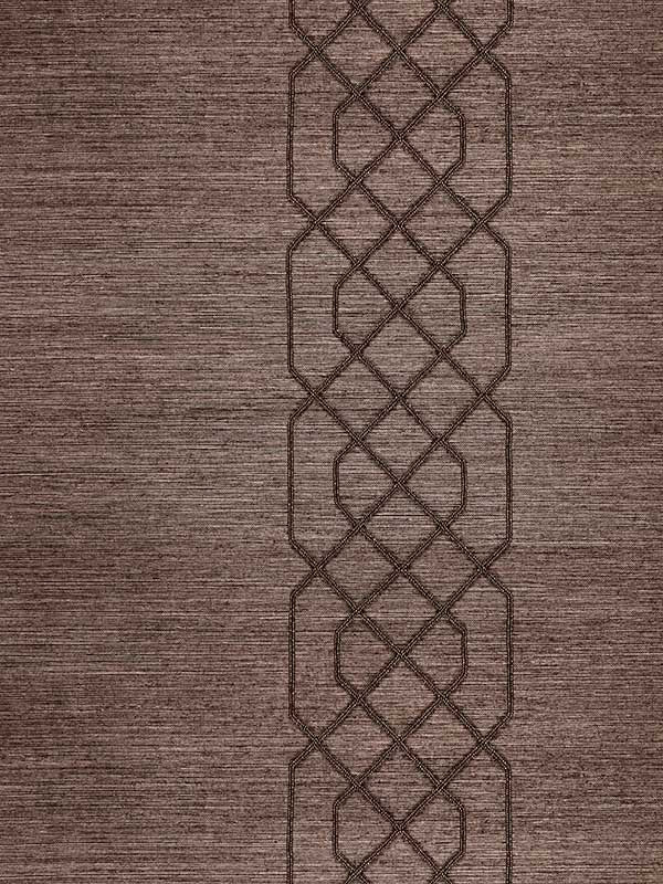 scalamandre sc0004wp88385 adelaide beaded sisal chocolate wallpaper
