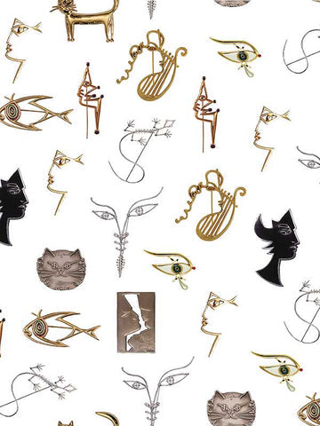 scalamandre - joyaux ivoire wallpaper - wh 000026463