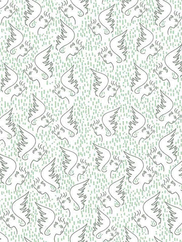 scalamandre - figure dange celadon wallpaper - wh 000036466