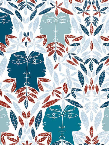 scalamandre - cap dail bleu wallpaper - wh 000036470