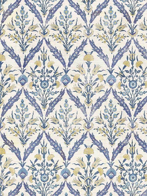 scalamandre wnm0001pomt pomegranate tulip classic wallpaper