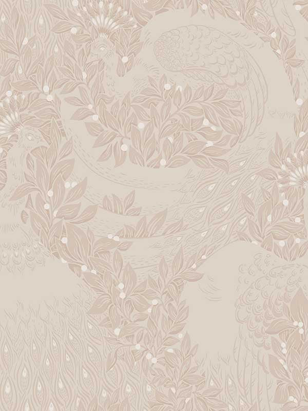scalamandre wsb00081012 evelina blush wallpaper