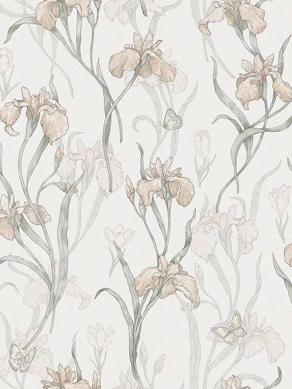 scalamandre wsb003501013 iris powder pink wallpaper