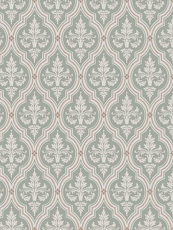 scalamandre wsb00380829 lillie garden green wallpaper