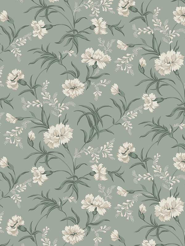 scalamandre wsb00380832 emilie garden green wallpaper
