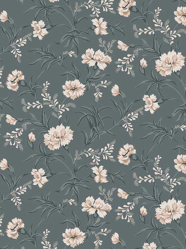 scalamandre wsb00770832 emilie petrol wallpaper