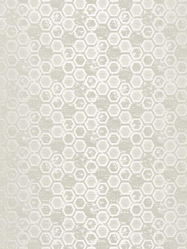 scalamandre wtt661424 hexagon inspiration stone wallpaper