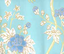 quadrille - happy garden - 306062w - turquoise