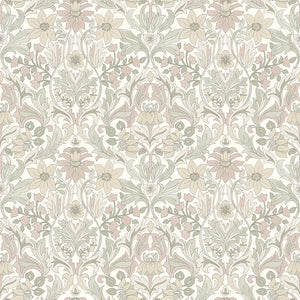 schumacher - blomsterfrojd - soft multi - 3295 - wallpaper