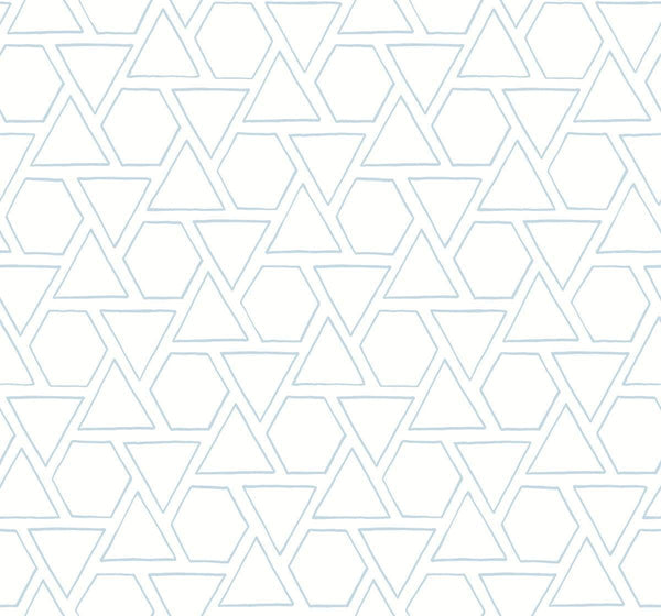 seabrook sun shapes blue oasis wallpaper