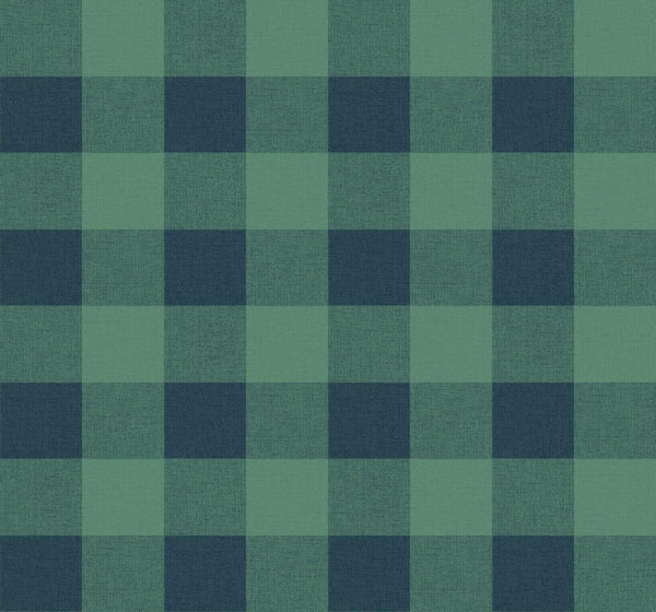 seabrook picnic plaid tropic green wallpaper