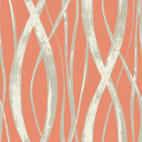 seabrook barbados portland orange, gray, and white wallpaper