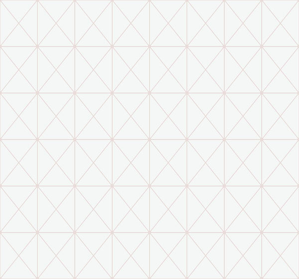 seabrook triangle geo blush glitter and off-white wallpaper