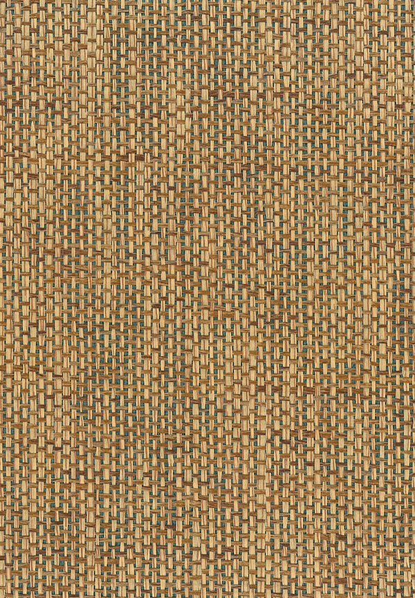 seabrook paperweave brown, green wallpaper