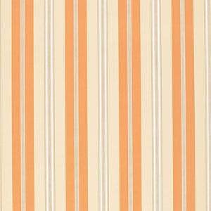 schumacher - chalon stripe - coral - 5002485 - wallpaper