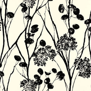 schumacher - moonpennies - black & ivory - 5003333 - wallpaper
