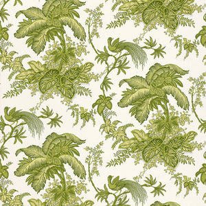 schumacher - coconut grove - leaf - 5004053 - wallpaper