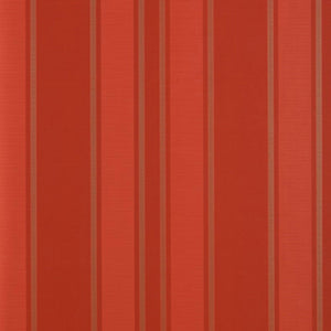 schumacher - morgan stripe - coral - 5004563 - wallpaper