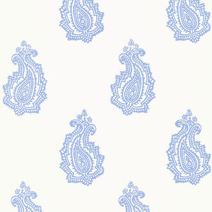 schumacher - madras paisley - delft - 5005301 - wallpaper