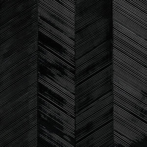 schumacher - chevron texture - onyx - 5005655 - wallpaper
