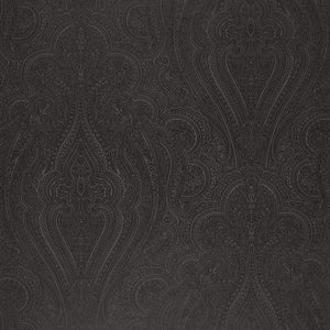 schumacher - breckenridge paisley - charcoal - 5006243 - wallpaper