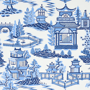schumacher - nanjing - porcelain - 5006911 - wallpaper