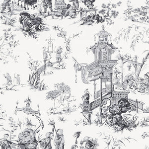 schumacher - chinois - smoke - 5007000 - wallpaper