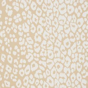 schumacher - iconic leopard - ivory on neutral - 5007020 - wallpaper