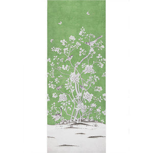 schumacher - chinois palais panel - lettuce - 5007120 - wallpaper