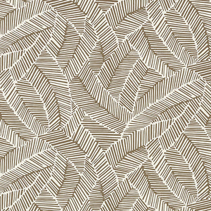 schumacher - abstract leaf - mocha - 5007532 - wallpaper