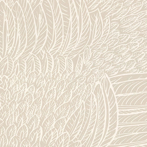 schumacher - featherfest - natural - 5007561 - wallpaper
